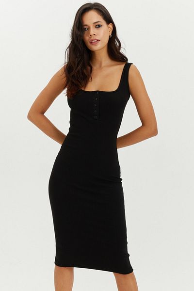 Cool & Sexy Kleid - Schwarz - Bodycon