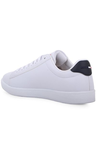 U.S. Polo Assn. White εναντίον U.S. Polo Assn. Αθλητικά παπούτσια Unisex με κορδόνια Franco 1fx