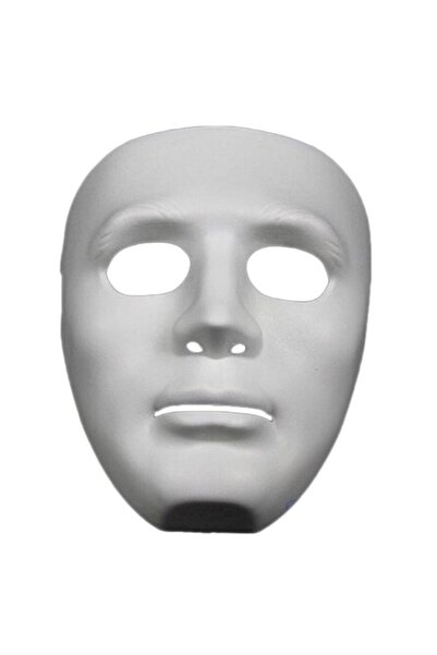 funworld Beyaz Maske Tam Yüz Cadılar Bayramı