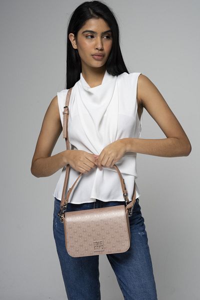 Valentino Orlandi Geantă Crossbody pentru femei Salmon - Vlt051