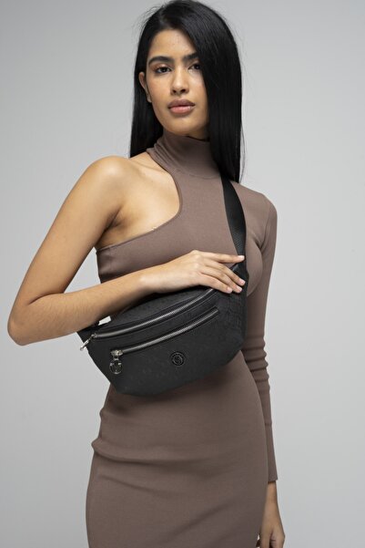 Valentino Orlandi Women's Waist Bag Black Vlt052