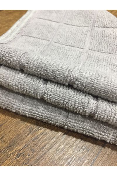Mikrotex Microfiber Floor Cloth Gray 2-Piece 50x50