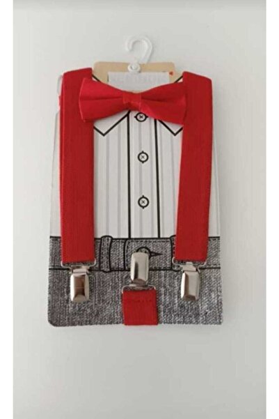 BLUEMOOR حمالة بنطلون للأولاد - إكسسوار عرض بدلة ربطة عنق