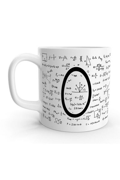 Rock'n Fox Letter O Math Formula Design Letter Mug
