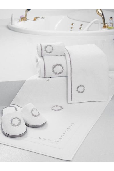 Soft Cotton Şehzade 50x100cm Towel White