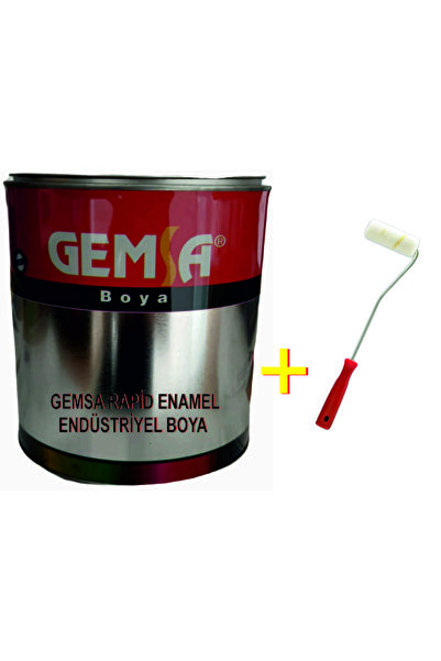 GEMSA BOYA Gemsa Rapid Enamel Endüstriyel Boya 15 Kg Metalik Gümüş Gri