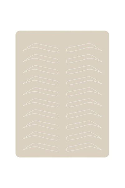 Prime Kalıcı Makyaj Microblading Pudralı Lateks Kalın Kaş Boşluklu Suni Çalış...