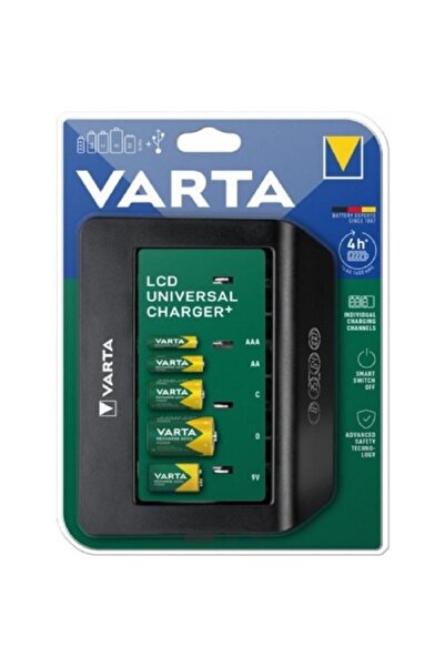 Varta 57688 Üniversal Lcd Şarj Cihazı Aa/aaa/c/d/9v