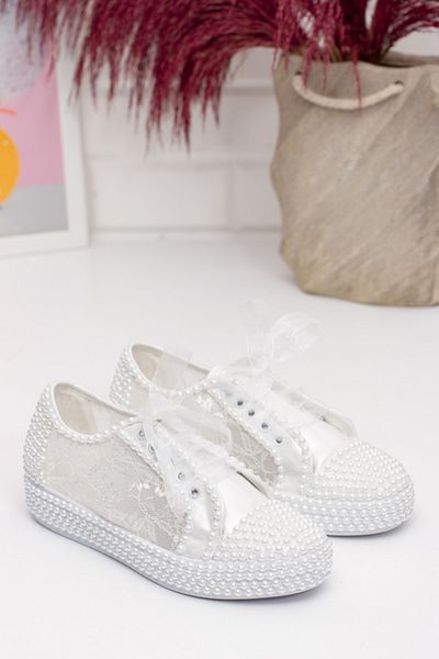DARUGA Low Sole Pearl Model Wedding Dress Evening Dress Shoes