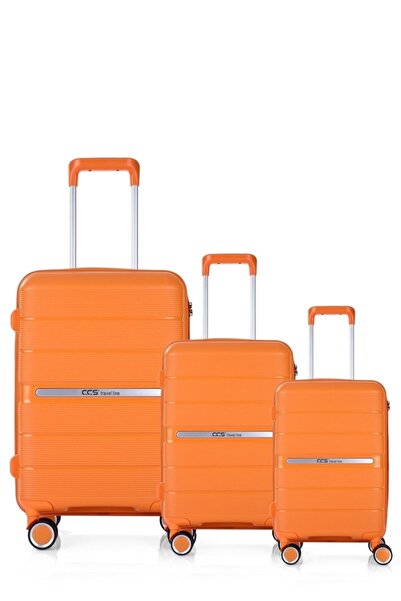 ÇÇS 5199 Polipropilen 3'lü Valiz Seti