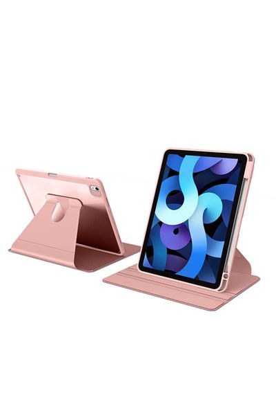 MİRAKSESUAR iPad Air 5Generation 2022 10.9" M1 Mm9d3tu/a Compatible Stand Case with Pen Compartment