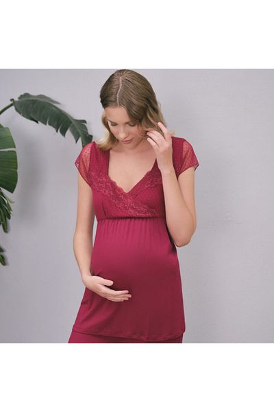 Anıl Lingerie Σετ μπλουζάκι και παντελόνι για εγκύους