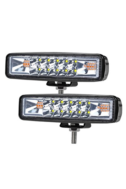 Knmaster Rolana 60w Çakarlı Motosiklet Off Road Led Sis Farı Takım