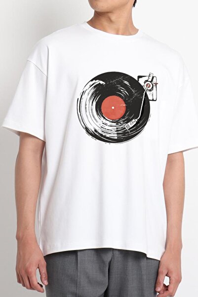 GreenMint سجل فينيل أبيض للجنسين يلعب الموسيقى