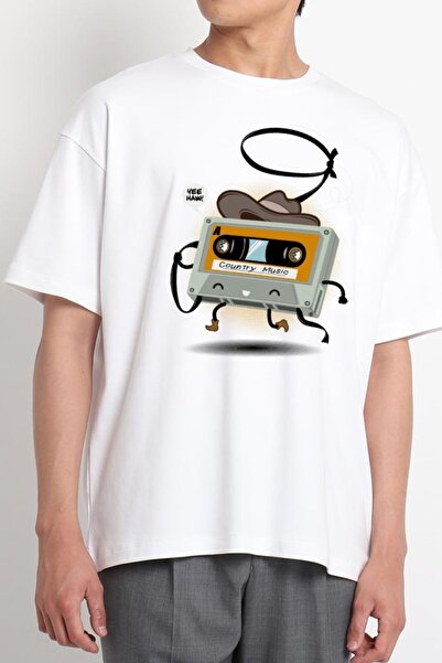 GreenMint شريط موسيقى ريفي أبيض للجنسين