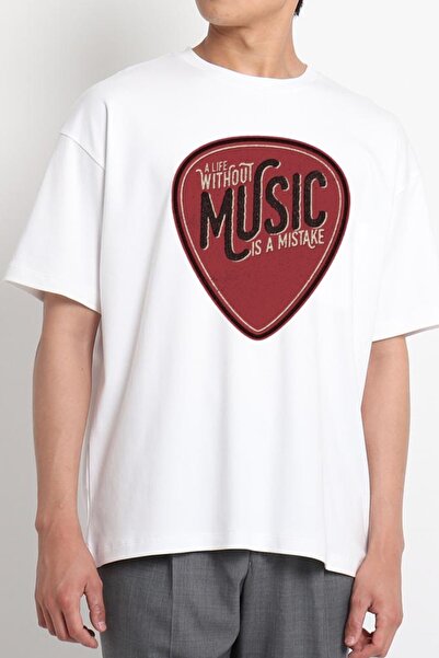 GreenMint للجنسين أبيض حياة بدون موسيقى هو هدية لمحبي الموسيقى