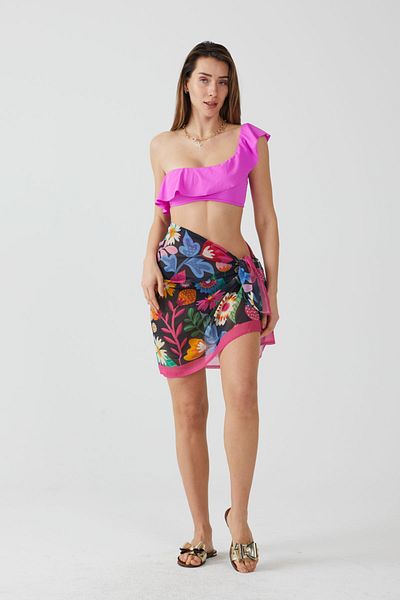 AYSHOME Ays Home Cute Floral Short Pareo
