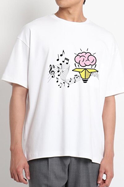 GreenMint قلب أبيض للجنسين على الموسيقى