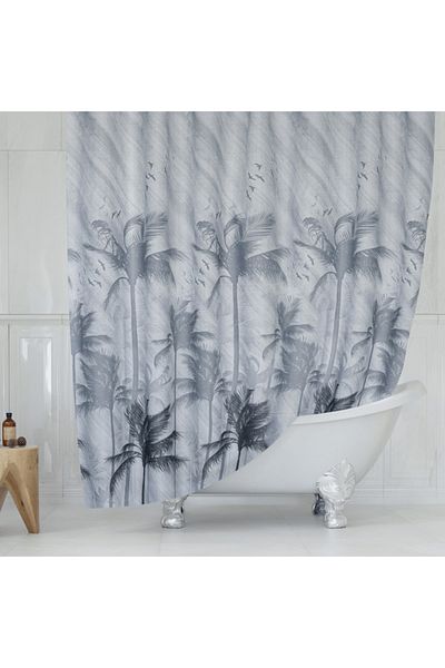 Tropik Jackline Κουρτίνα Μπάνιου Διπλό Φύλλο 2x110x200cm