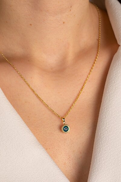 YAVUZ KUYUMCULUK 14 Ayar Altın Ince Halat Yuvarlak Göz Kolye