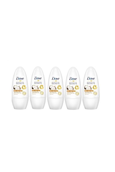 Dove Kadın Deodorant Hindistan Cevizi Rollon 50 ml X 5