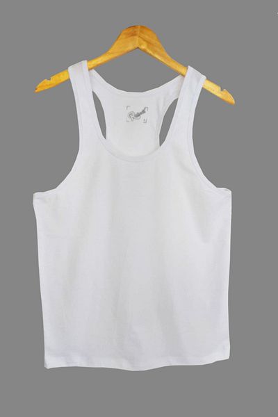 Raf Coll Λευκό Basic Ανδρικό Fitness Athlete
