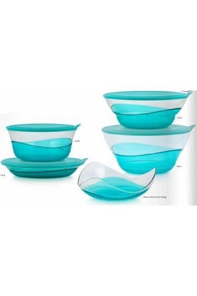 Tupperware Drop Serving and Storage Container Set of 5