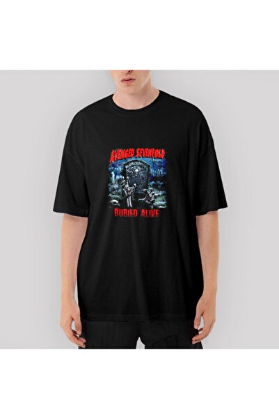 Z zepplin Μαύρο μπλουζάκι Avenged Sevenfold Buried Alive oversized