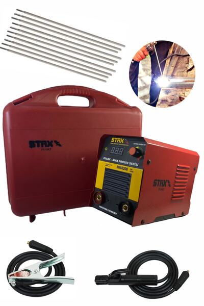 STAXX POWER Stx201k Çanta Tip Super Profesyonel Dijital Ekran Invertör Kaynak...