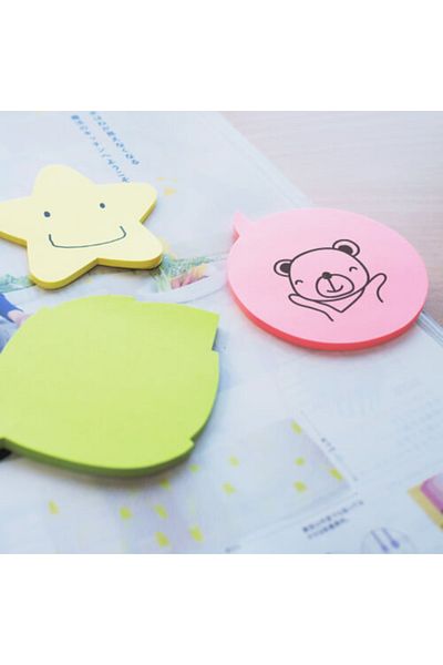 Gıpta Stickn Die-cut Notes Sticky Note Paper - Neon Light Pink Topic