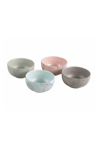 Paşabahçe Set of 4 Ceramic Bowls 10 cm