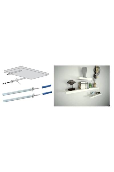 ARON 14cm Gizli Raf Tutucu Uçan Raf Aparatı Gizli Duvar Raf Demiri 8x14cm