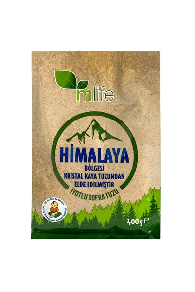 M Life Himalaya Bölgesi Iyotlu Sofra Tuzu 400 G