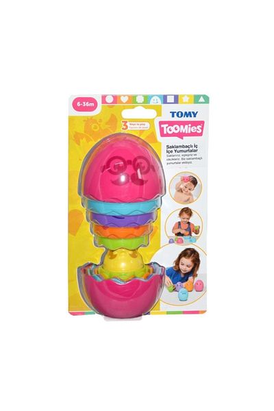 ADORE OYUNCAK 73080 Tomy Nested Eggs - 6-36 Months