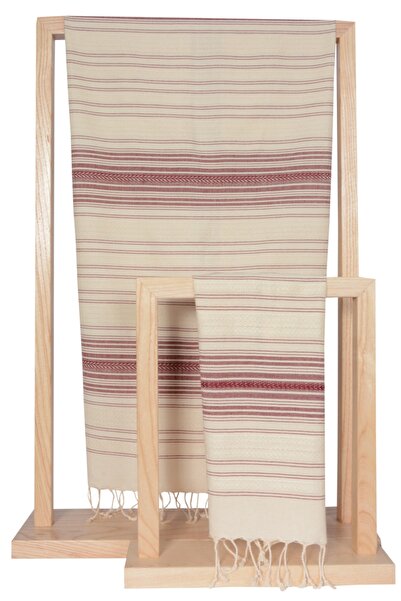 bursa havlu %100 Pamuk Peştemal Ve Peşkir Çantalı