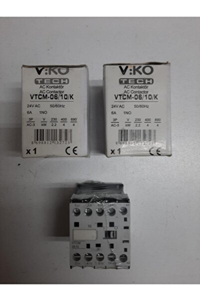 VİKO Vtcm-06/10k Viko 24 V Ac Kontaktör