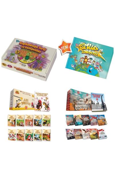 Onburda Yayınları 2.sınıf Hikayeleri Kaplumbağa Torti + Gezegen Konuşuyor + Arı Prens + Bir Dinozor Macerası