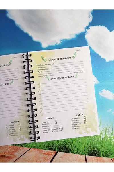 t tuğset etiket Cartea de comenzi 100 coli 200 pagini A5