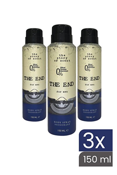 The End Erkek Deodorant 150 ml 3 Adet