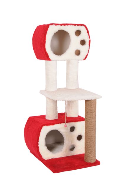 Cathause Cat Hause Cat Scratching Platform S8 Red 115 CM