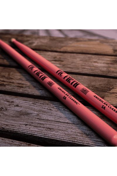 VIC FIRTH 5Ap American Classic Pink Stick - Pink 5A Baguette