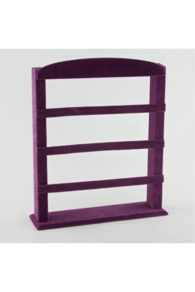 Zeyn Dekor Βάση για σκουλαρίκια τεσσάρων επιπέδων, μωβ