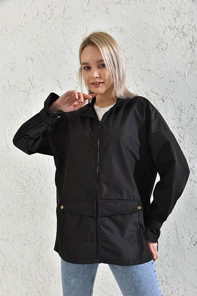 VOLT CLOTHİNG Women's Slit Raincoat