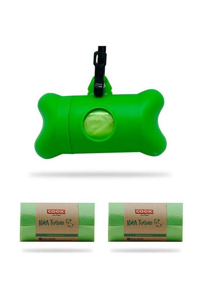 COOK Green Poop Bag - 25x28 Cm, 2 Refills
