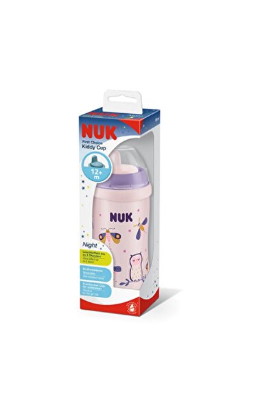 Nuk Glow Kiddy Cup Karanlıkta Parlayan Suluk 12+ Ay Pembe