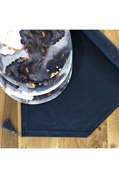 desen izmir Amerikan Servis, 6'lı Supla Ve Runner Gri Mermer Tk 7