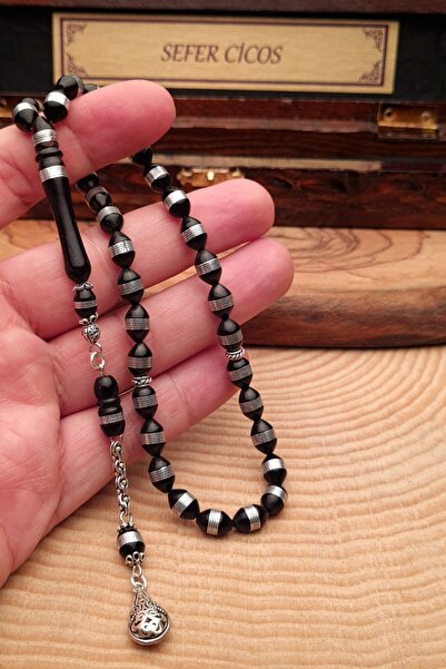 OTTOTESBİH Gift for Lover, Father's Day Gift, Embroidered Kuka Rosary