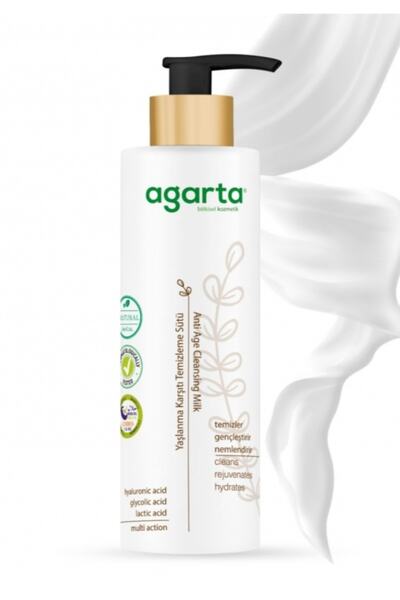 Agarta Doğal Yaşlanma Karşıtı Temizleme Sütü