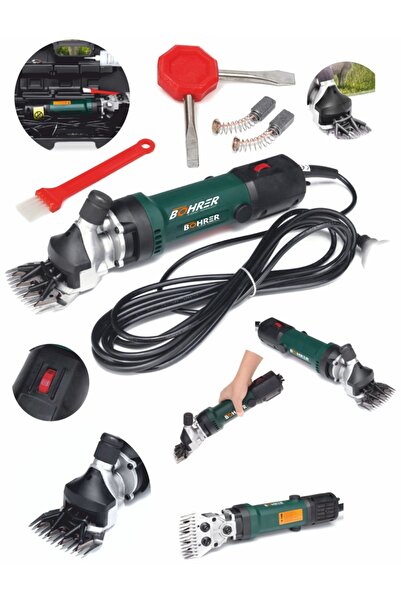 BÖHRER Pross 1350 W 6 Kademeli Koyun Keçi Kırpma Kırkma Elektrikli Koyun Kesm...