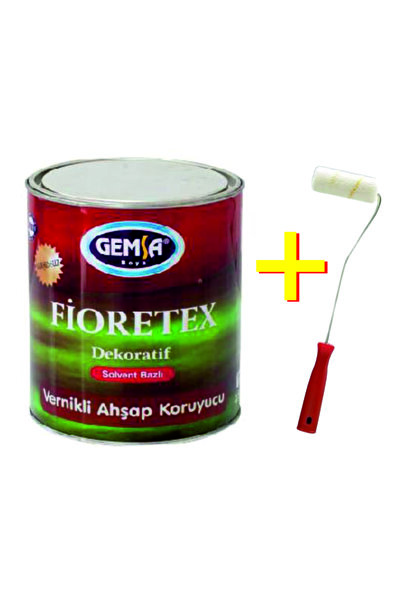 GEMSA BOYA Gemsa Fioretex Vernikli Ahşap Koruyucu 12 Kg Şeffaf